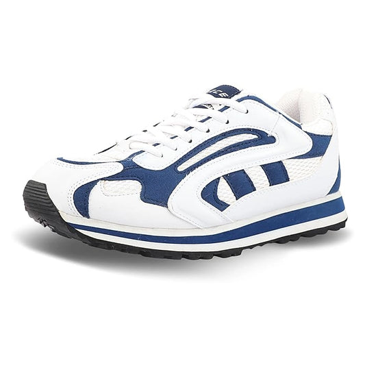 FLYO by Lakhnai Vardaan Pace081 Casual Outdoor White Shoes with Memory Foam & Firm Grip